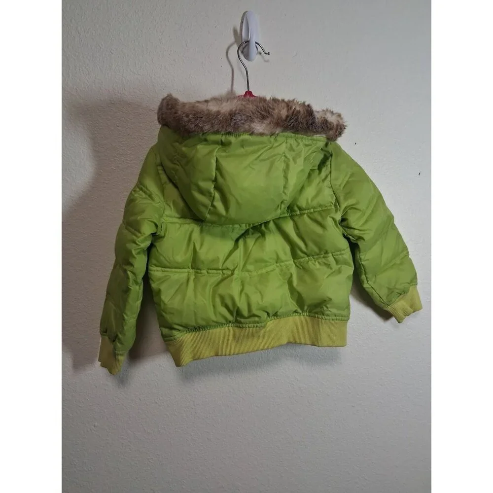 Gymboree Winter Coat Jacket Green Size XS 3-4 Years
